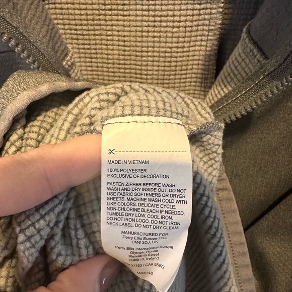 Callaway Opti-Dri Men’s XL Quarter Zip Pullover – Gray - Picture 6 of 6